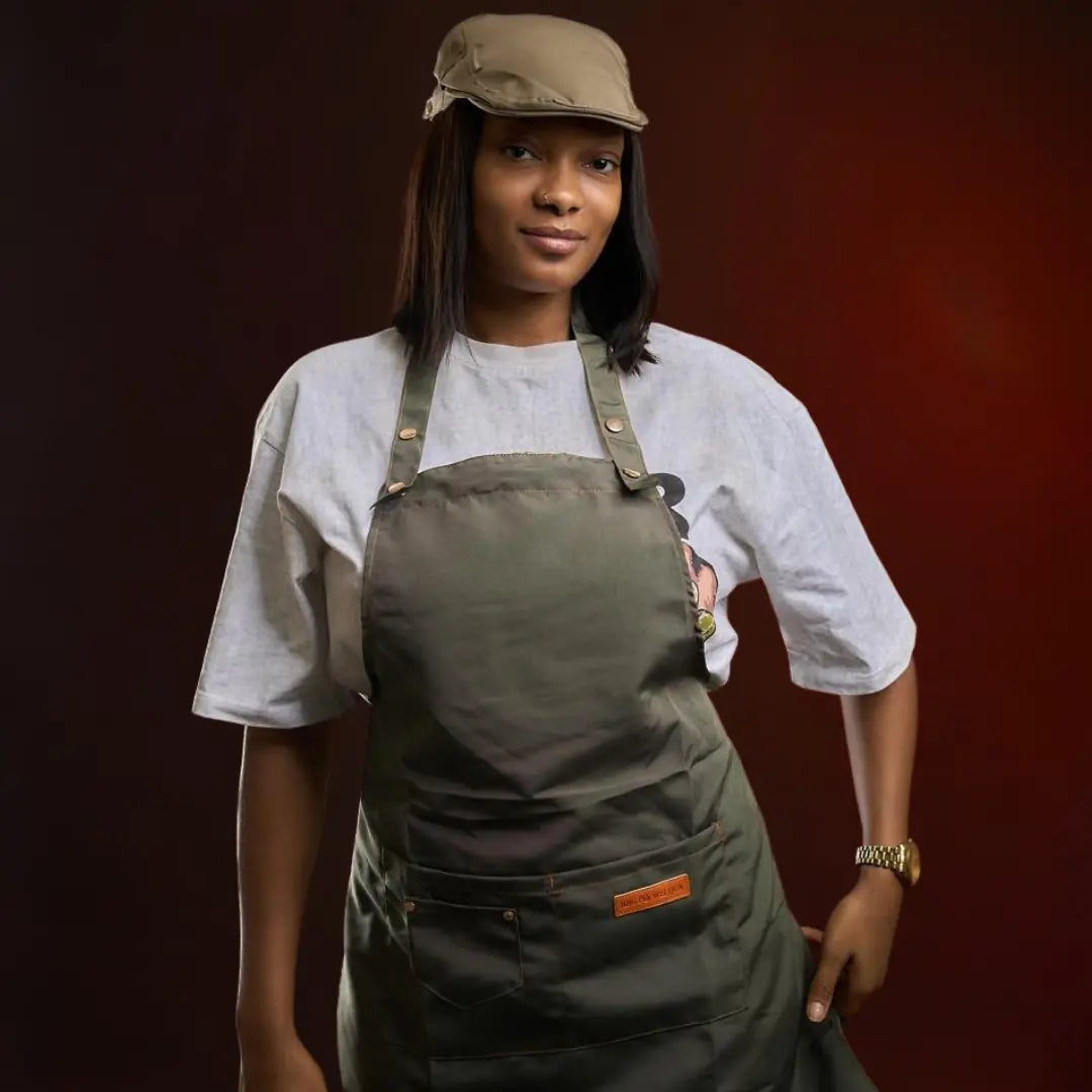 Tablier à bavette + Torpédo ou toque  "Heavy Duty" ( Ensemble )
